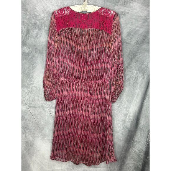 Ella Moss Dress Women XS 100% Silk Fairycore Event Romantic Boho Sheer Flowing - Picture 3 of 8